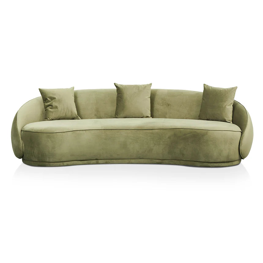 Sunset Vista 4 Seater Fabric Sofa - Sage