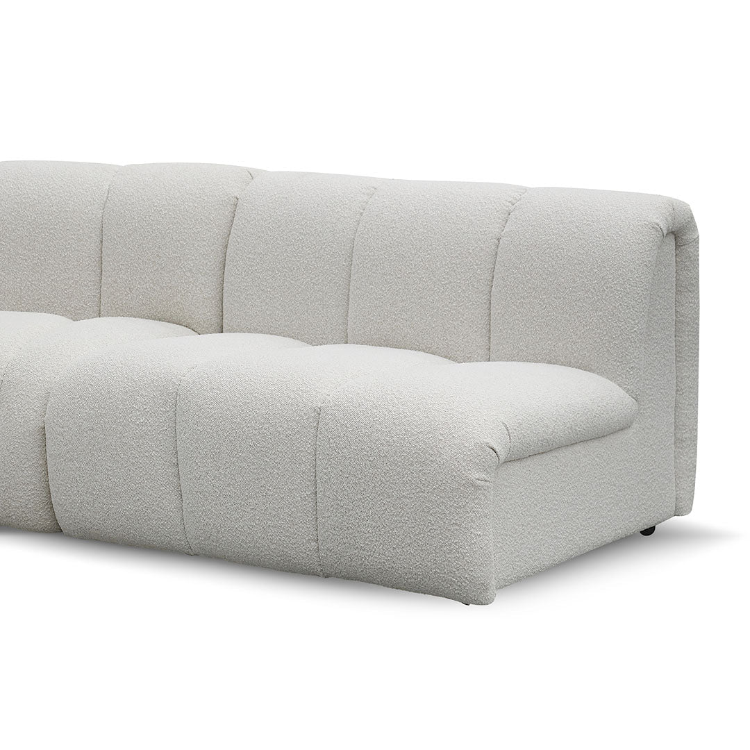 Asher Modular Sofa - Pearl Boucle