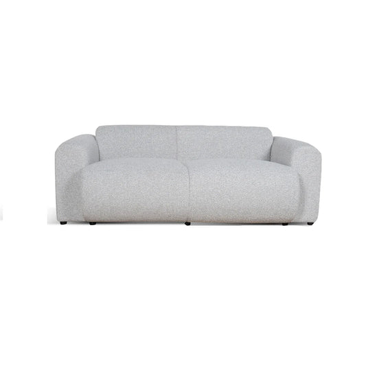 Alvin 3 Seater Sofa - Silver Grey Boucle