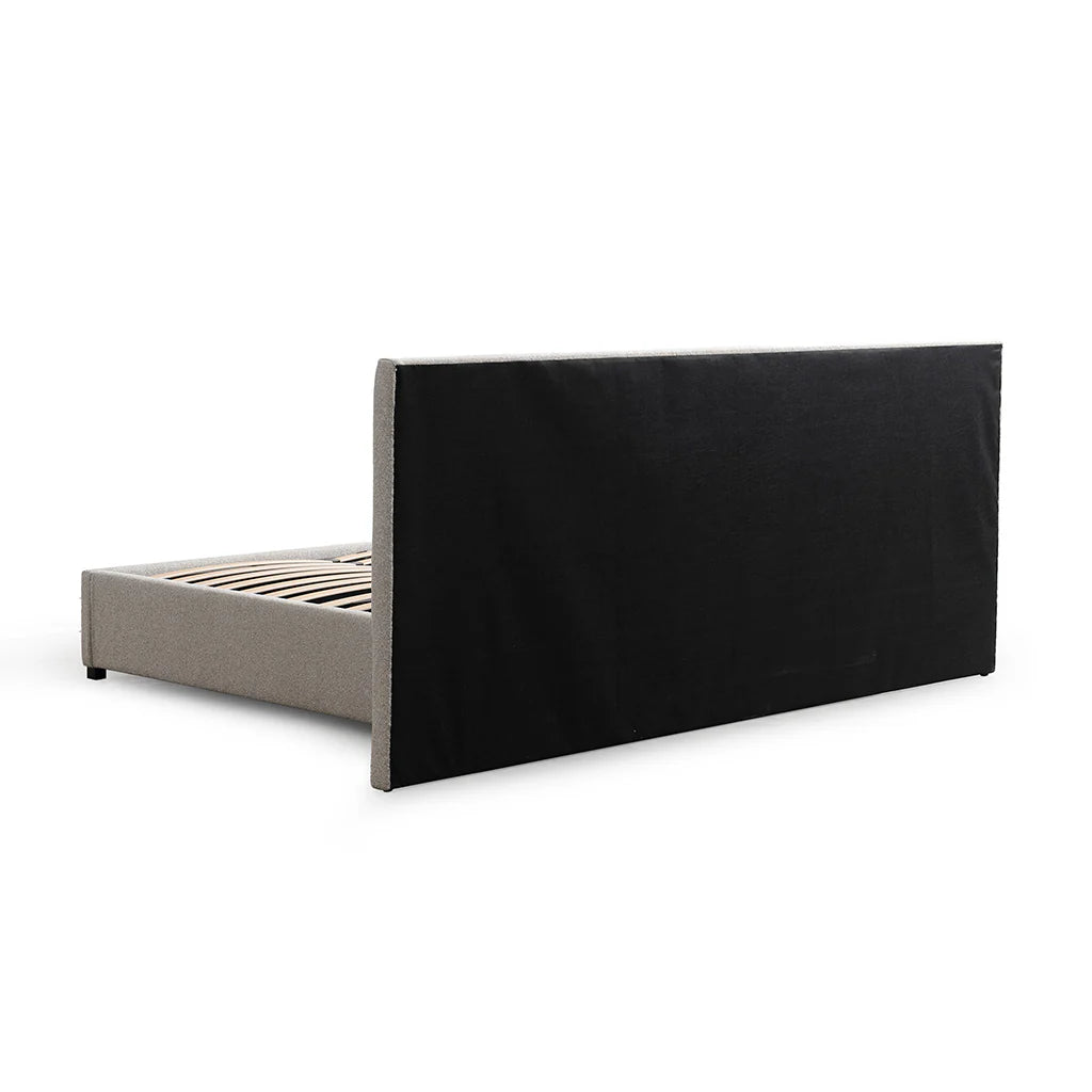 Vega Grey King Bed Frame with Storage