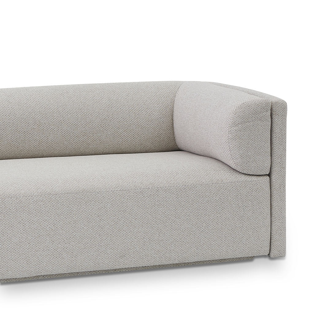 Zeus 4 Seater Fabric Sofa - Sterling Sand