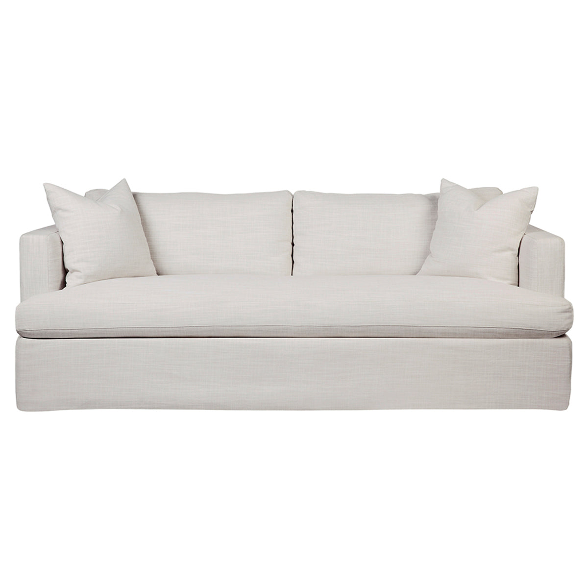 Birkshire 3 Seater Slip Cover Sofa - Off White Linen