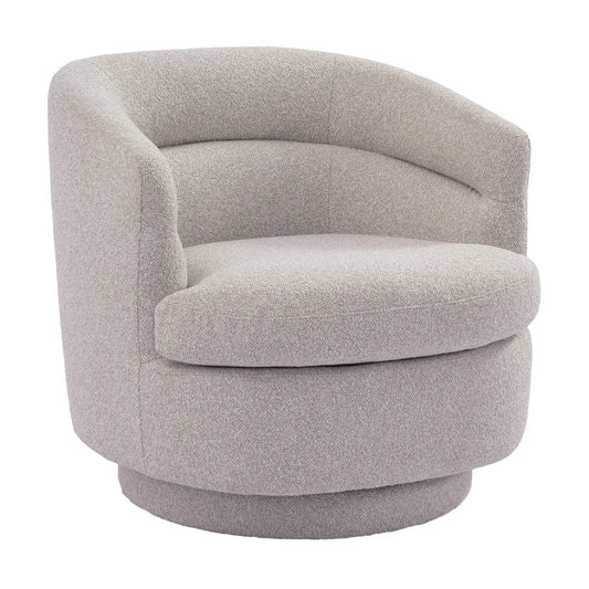 Holly Swivel Arm Chair - Warm Grey