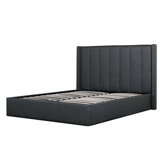 Aragon King Bed Frame - Charcoal Grey