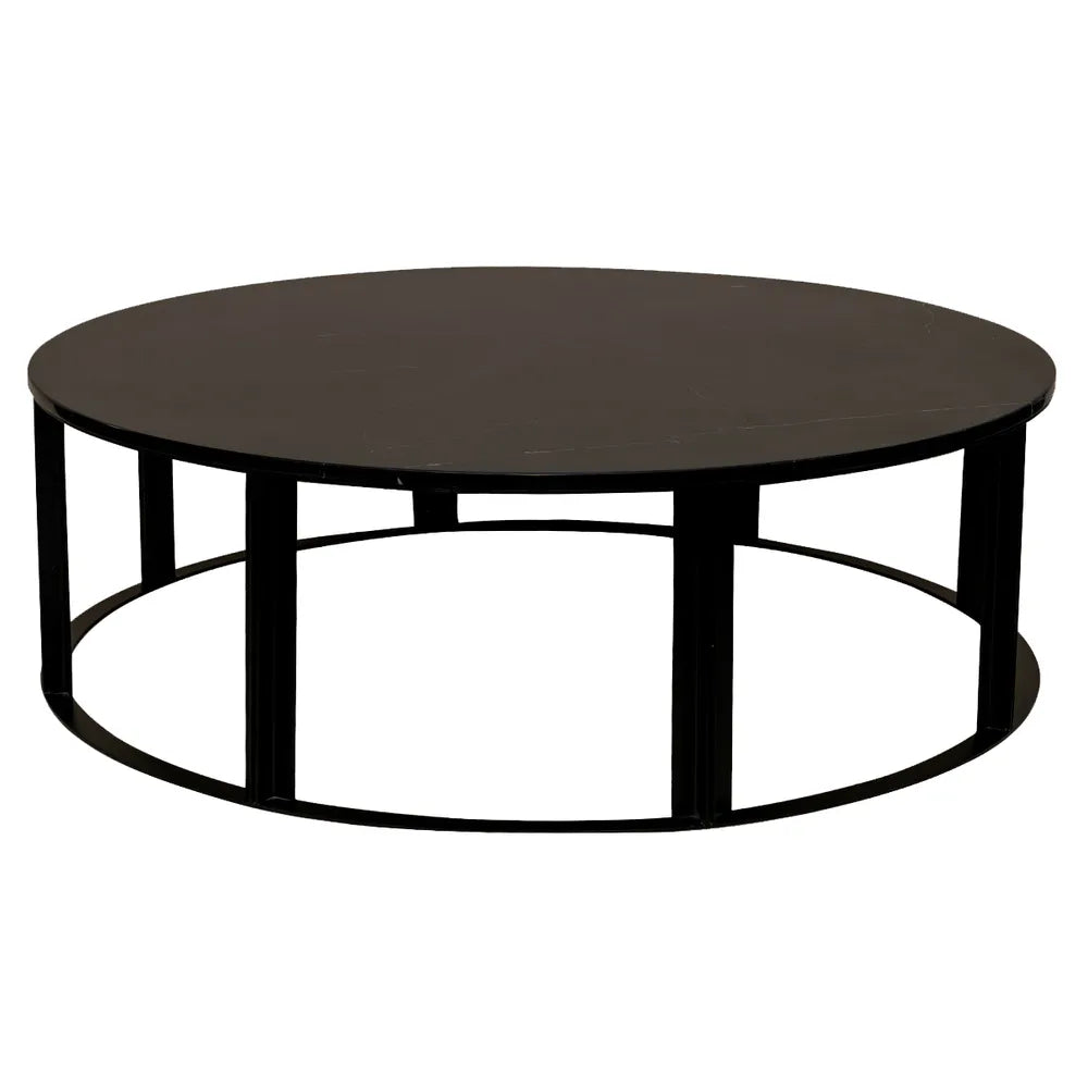 Bowie Marble Coffee Table - Large Black