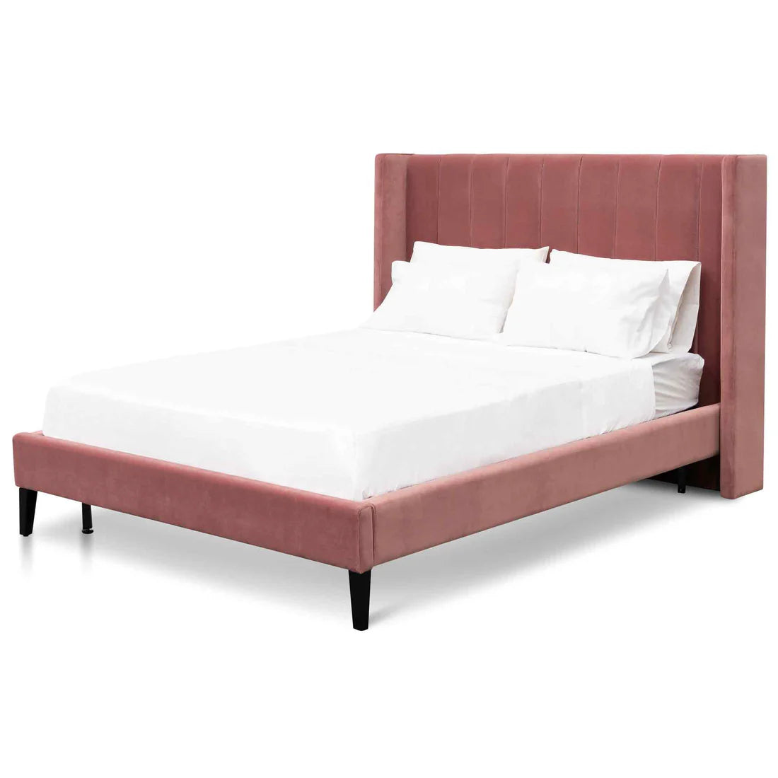 Rigel King Bed Frame - Blush Peach