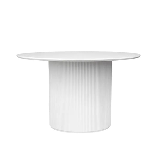 Arlo Round Dining Table - 1.5m White