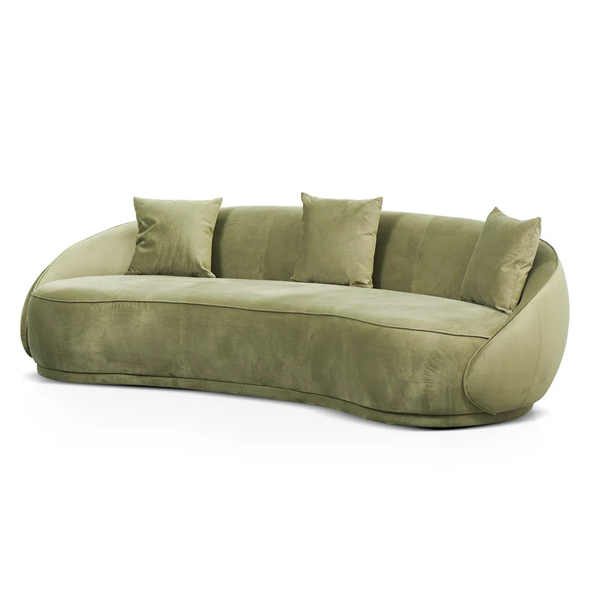 Sunset Vista 4 Seater Fabric Sofa - Sage