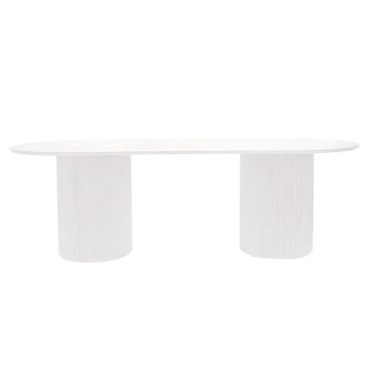 Napoleon Dining Table - 2.4m White