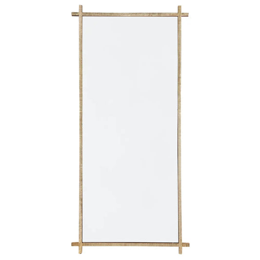 Oliverio Floor Mirror - Gold Leaf