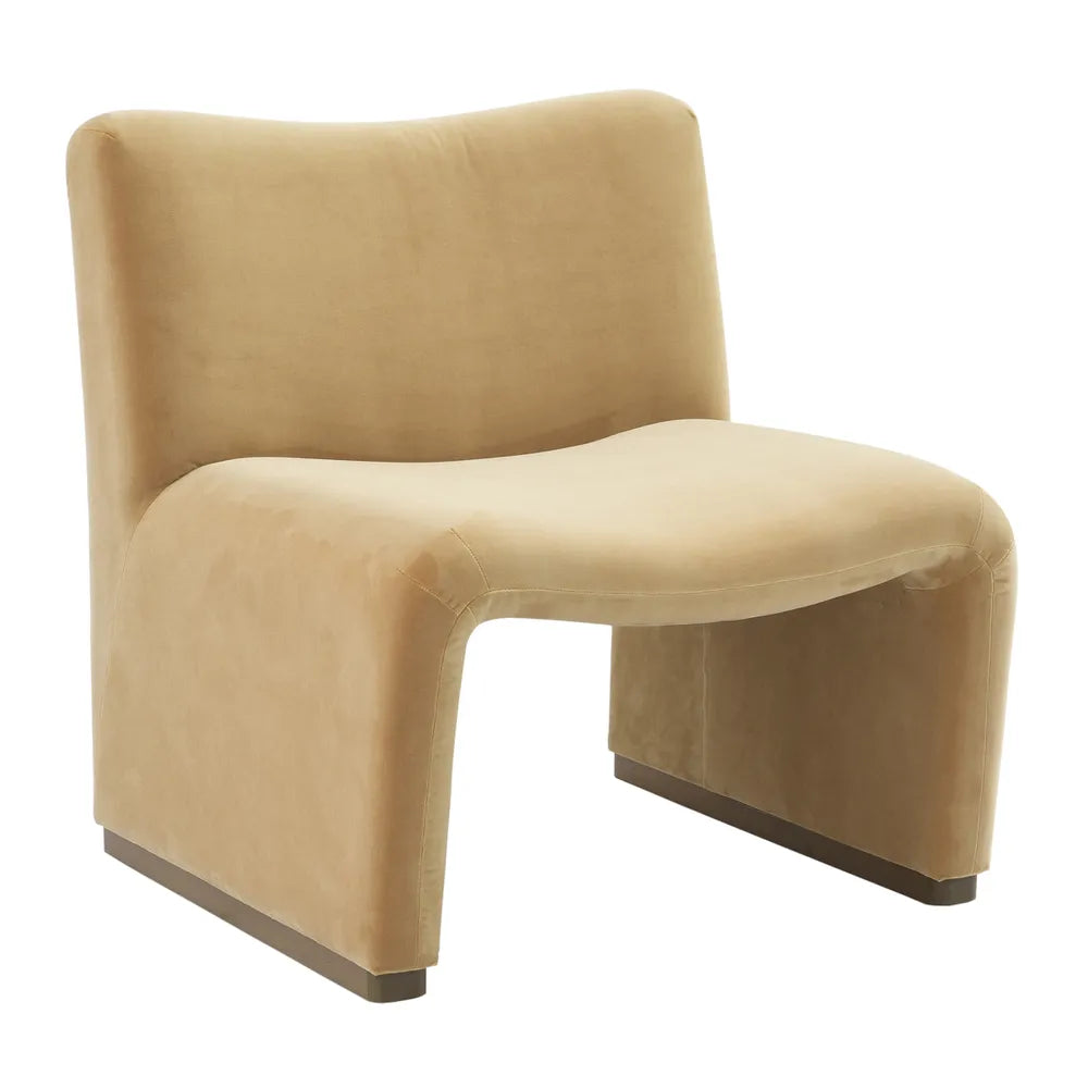 Beau Occasional Chair - Ochre Velvet