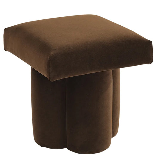 Ace Stool - Dark Chocolate Velvet