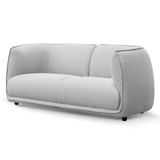 Michel 2 Seater Fabric Sofa- Light Texture Grey