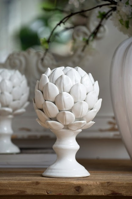 Artichoke Large Finial Ceramic