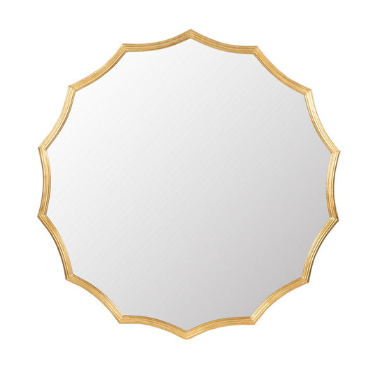 Minyama Scalloped Gold Mirror