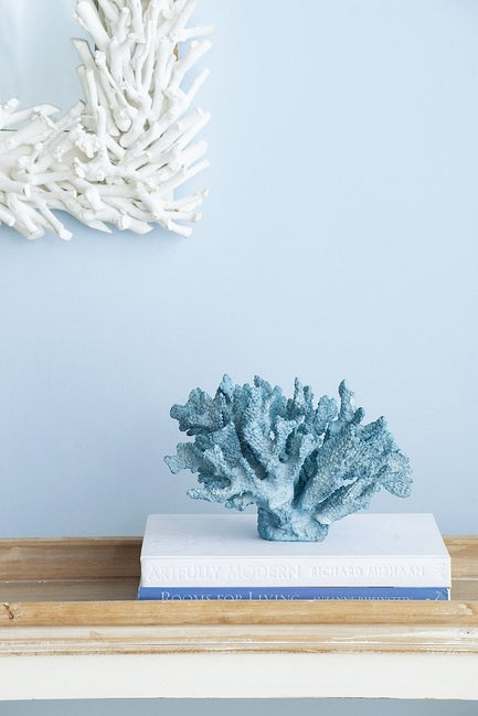 Faux Blue Coral 24.89 X 19.05 X 16.51cm