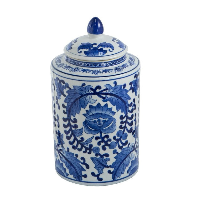 Indra Lidded Jar - 19.05 X 19.05 X 34.29cm