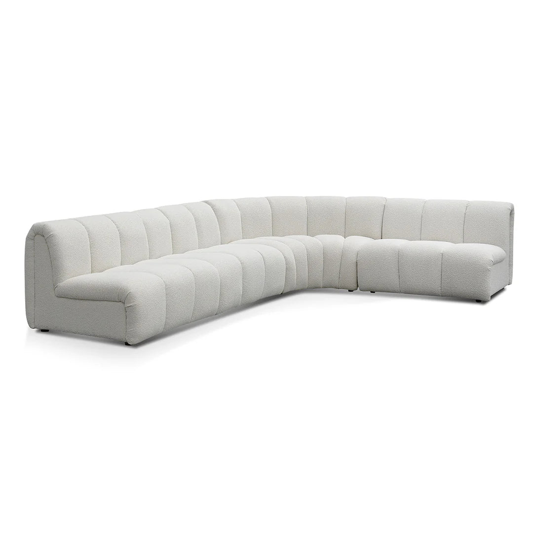 Asher Modular Sofa - Pearl Boucle