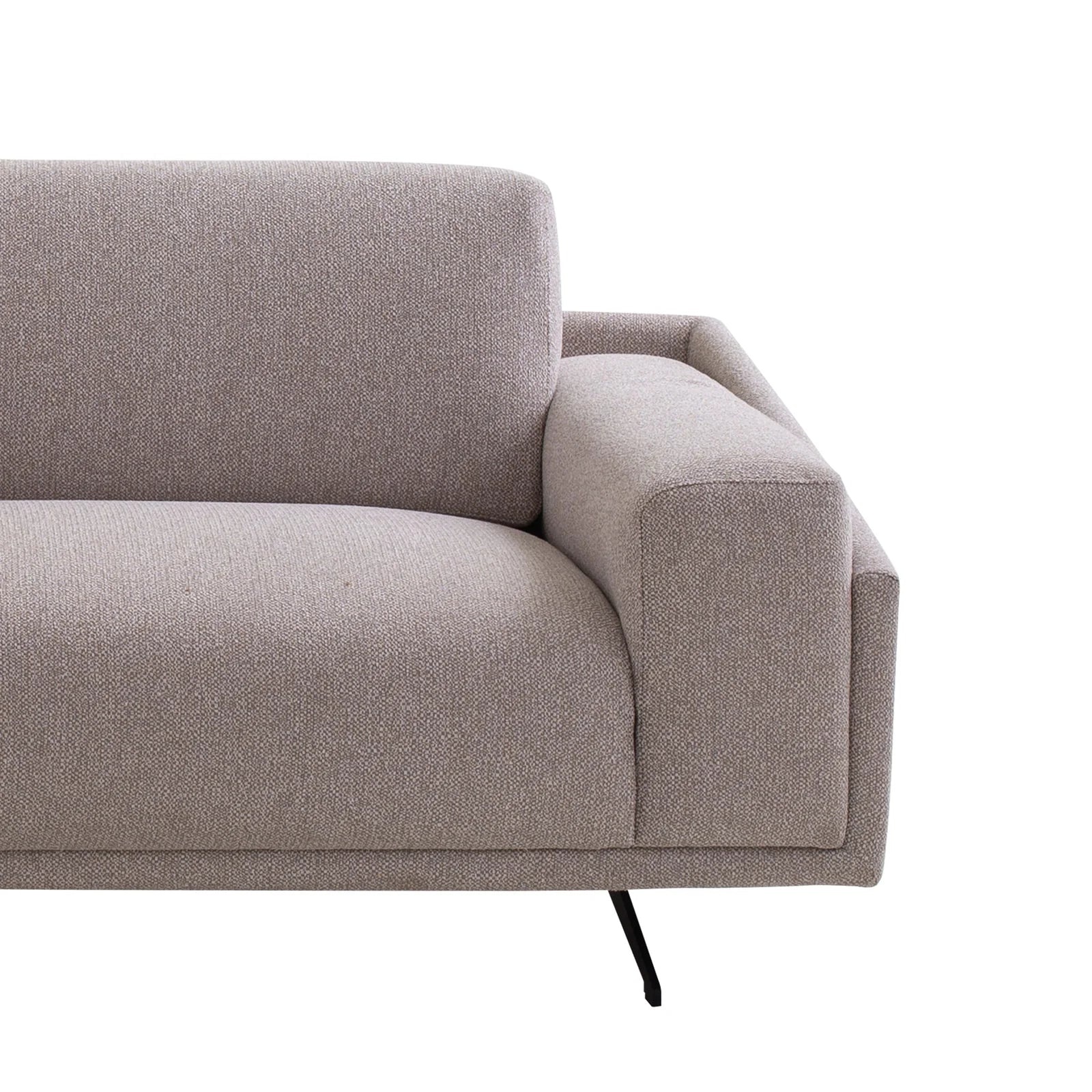 Alexis 3 Seater Fabric Sofa - Dusty Grey