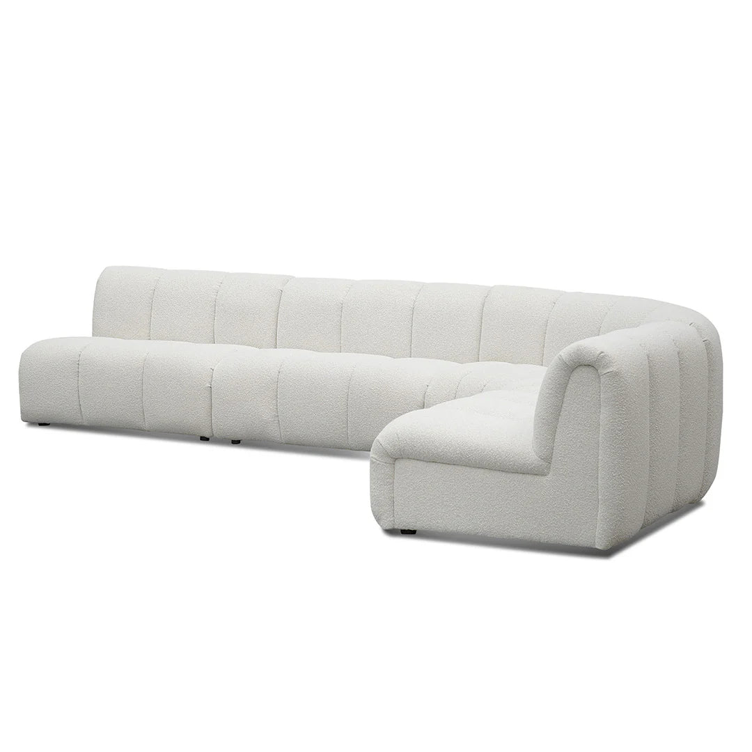 Asher Modular Sofa - Pearl Boucle