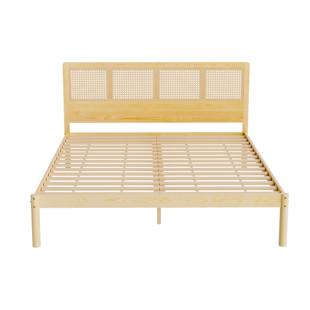 Rita Queen Rattan Bed Frame