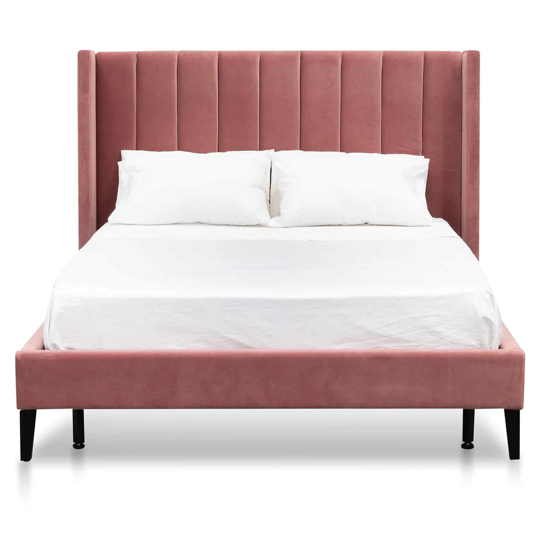 Rigel King Bed Frame - Blush Peach