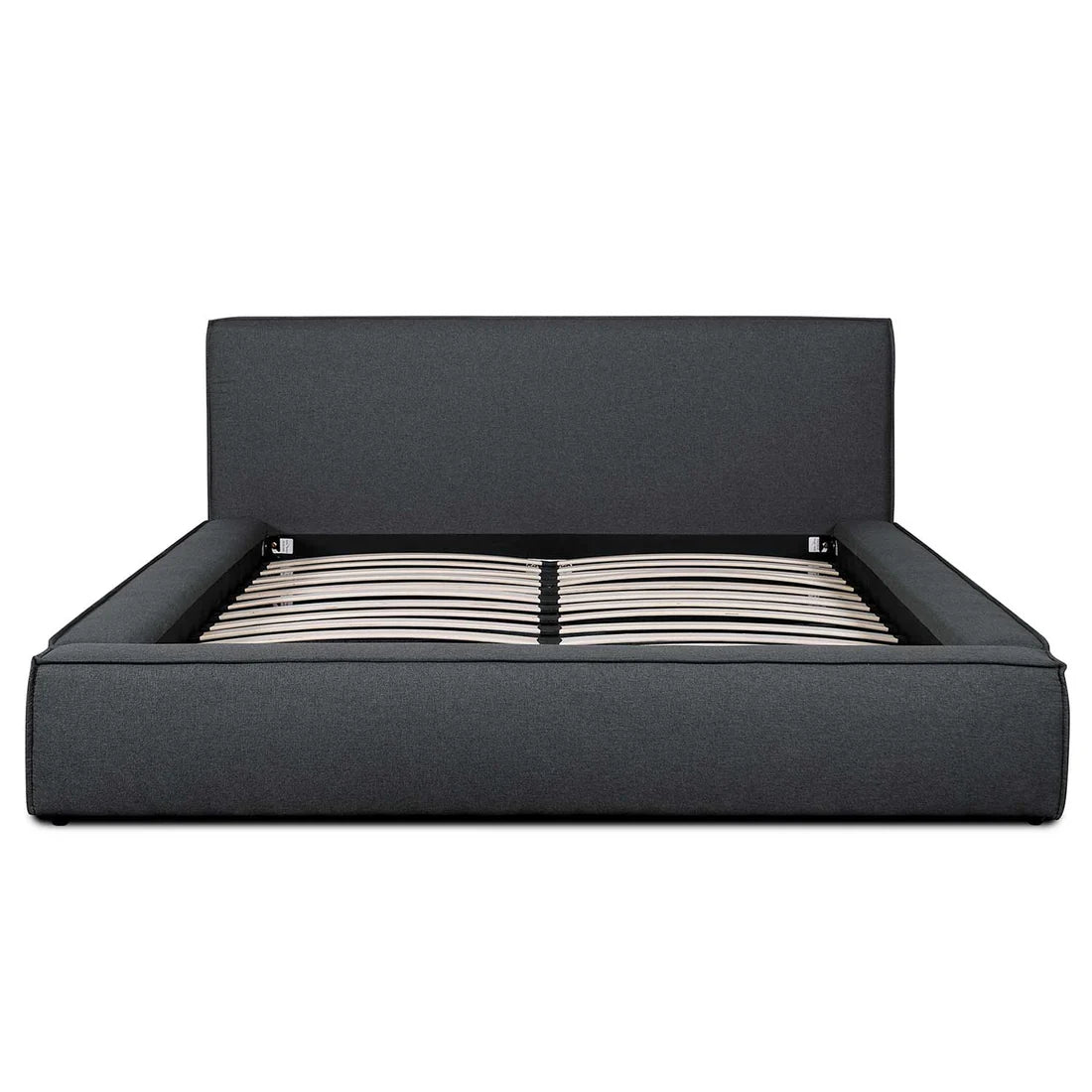 Aria King Bed Frame - Fossil Grey Fabric