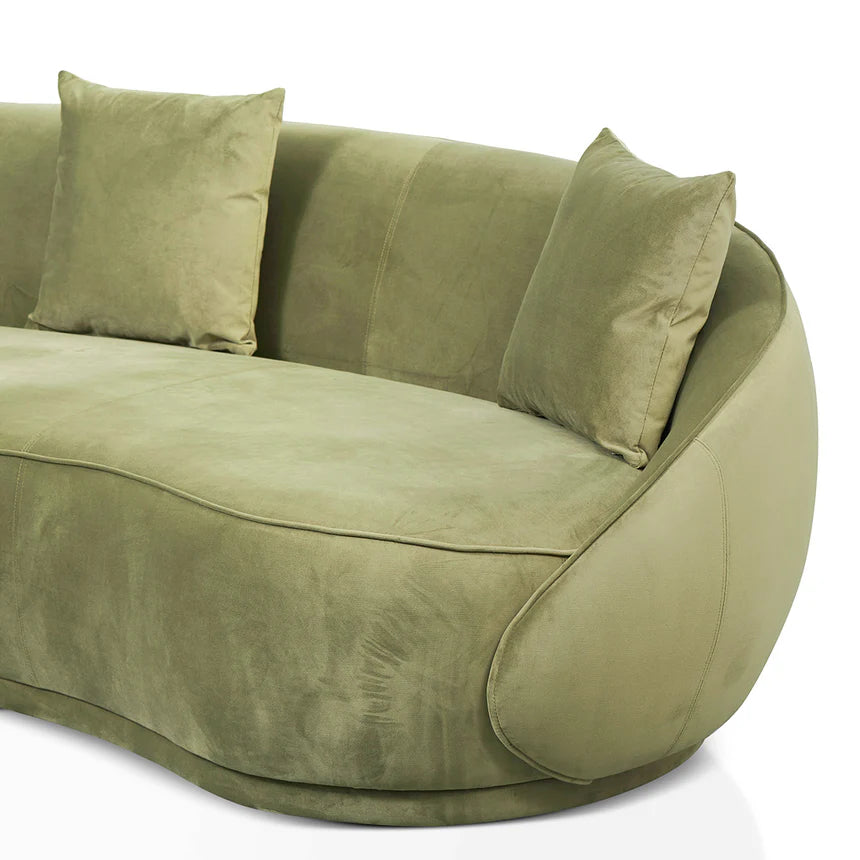 Sunset Vista 4 Seater Fabric Sofa - Sage