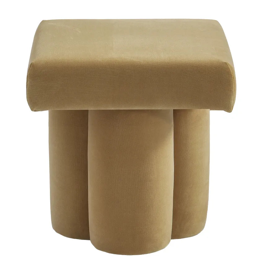 Ace Stool - Ochre Velvet