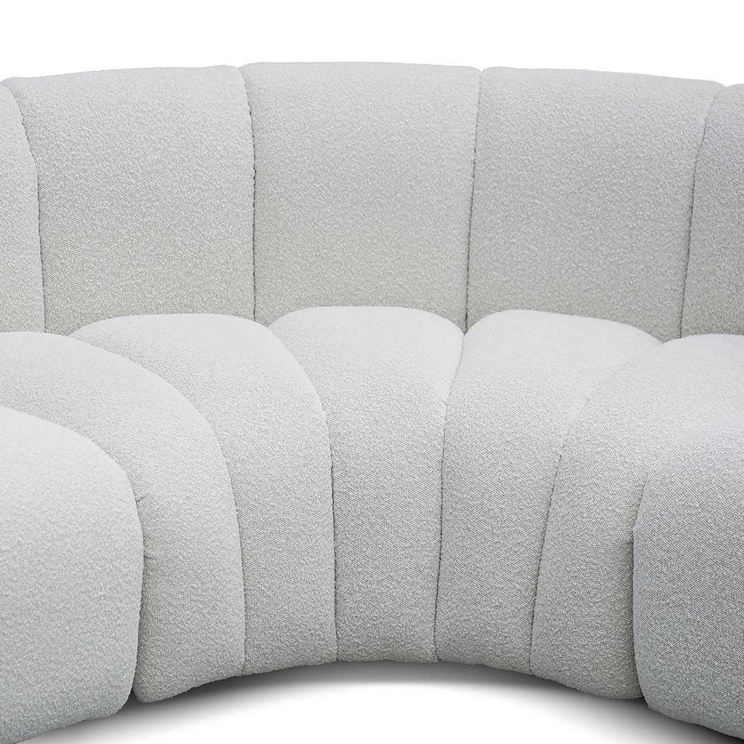 Asher Modular Sofa - Pearl Boucle