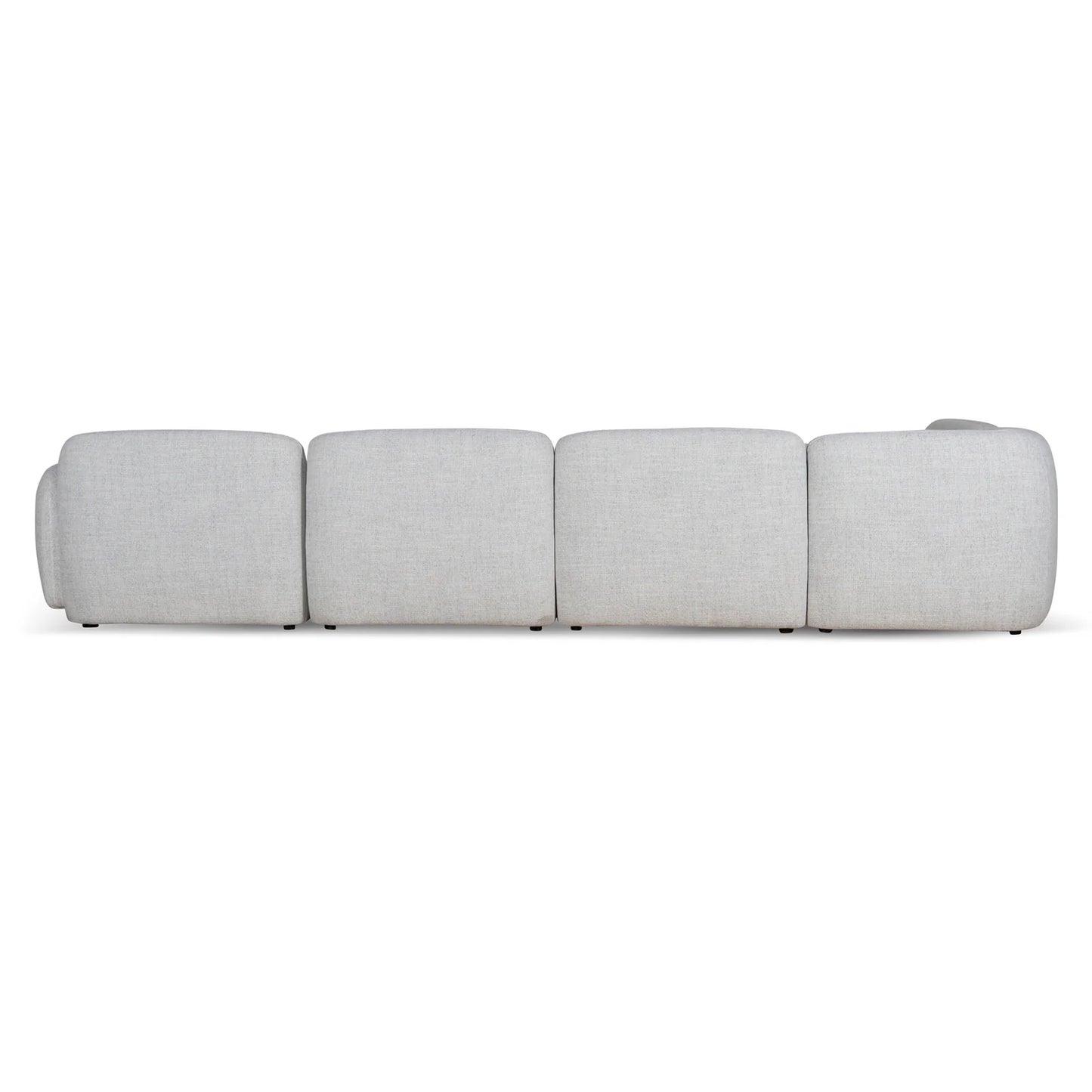 Nimbus Left Chaise Modular Sofa - Cloud Grey