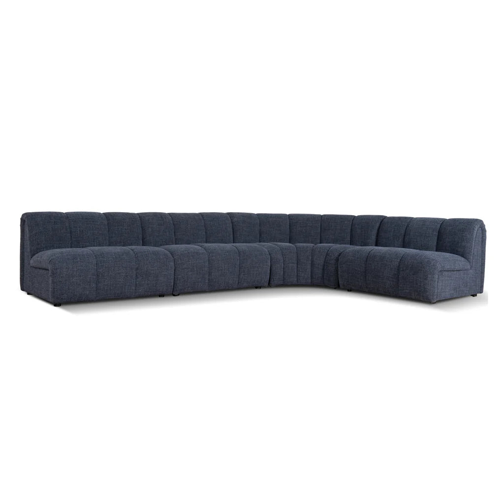 Asher Modular Sofa - Moss Navy