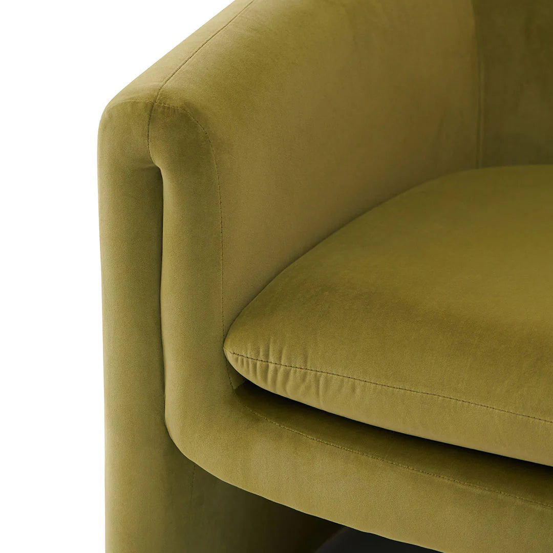 Aberum Armchair - Army Green