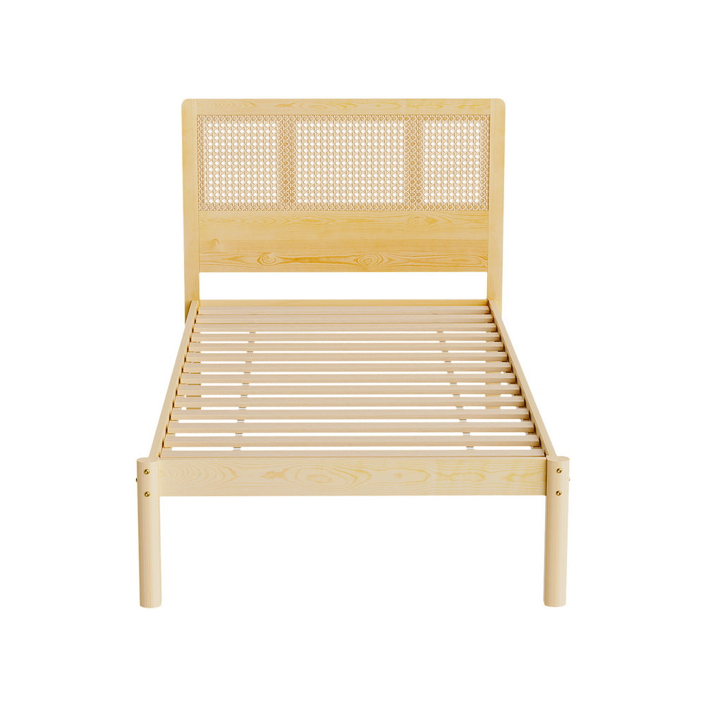 Rita Single Rattan Bed Frame