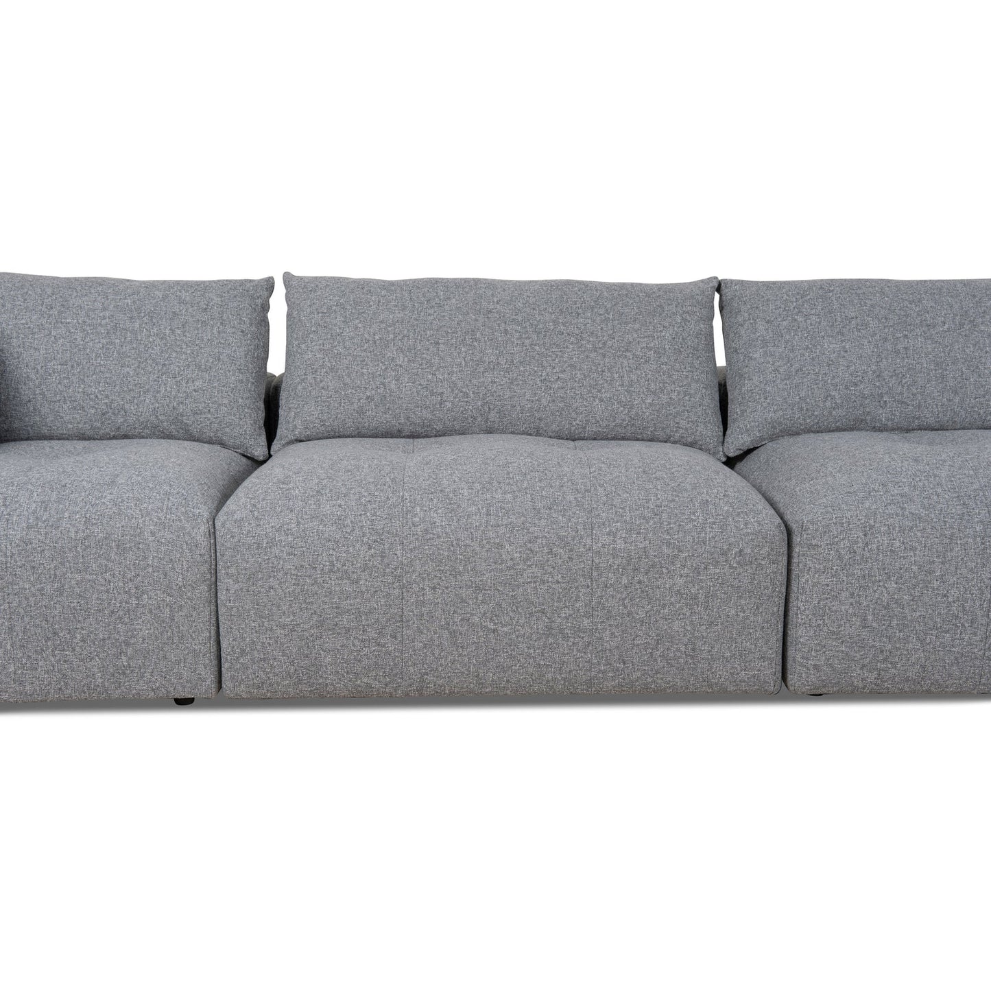 Rowan Right Chaise Fabric Sofa - Glacier Grey