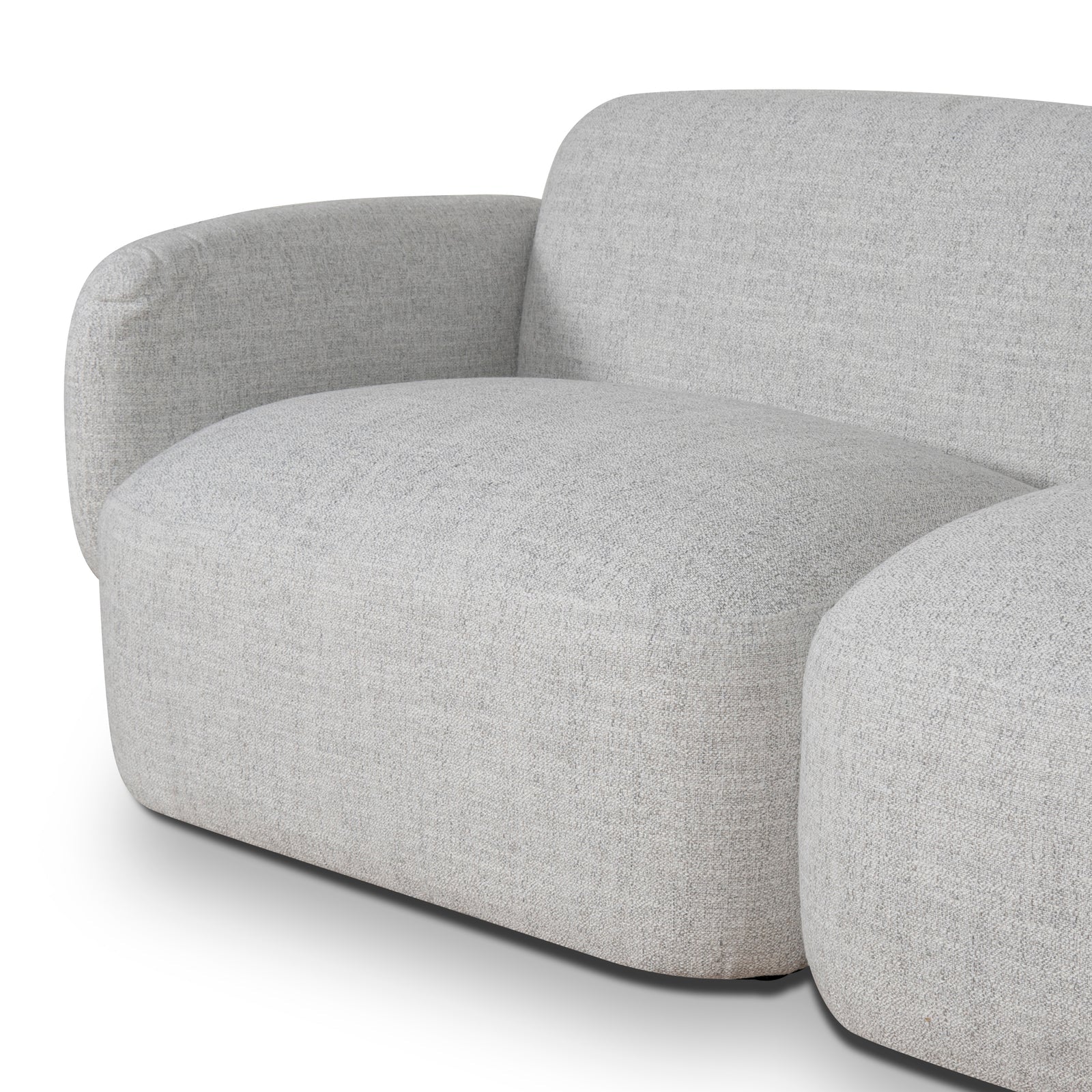 Nimbus Right Chaise Modular Sofa - Cloud Grey