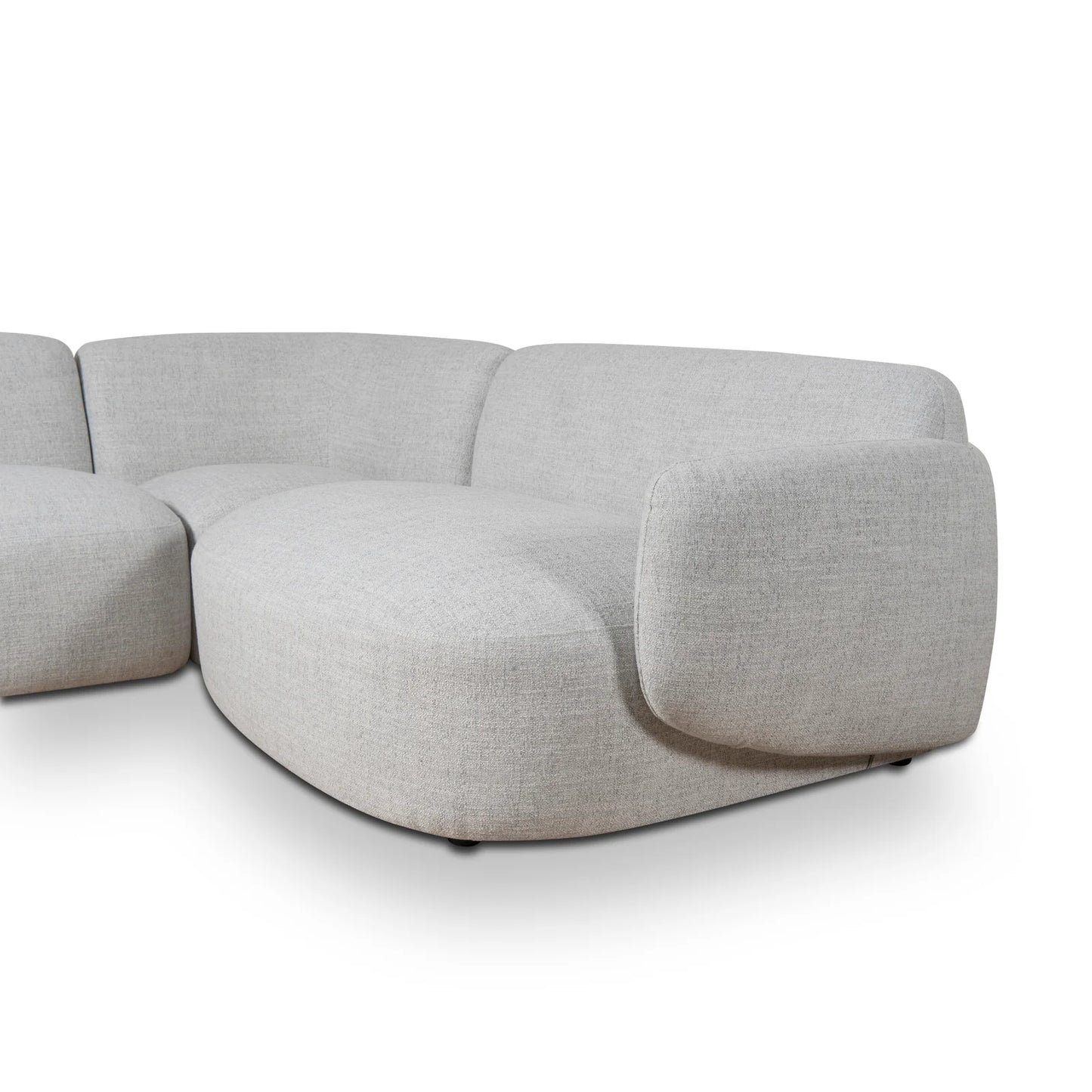 Nimbus Right Chaise Modular Sofa - Cloud Grey