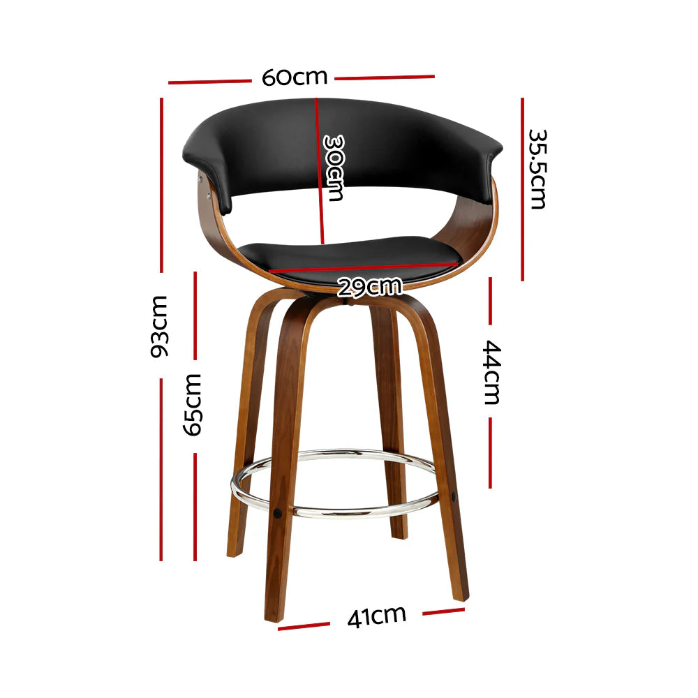 Mattias Leather Bar Stool