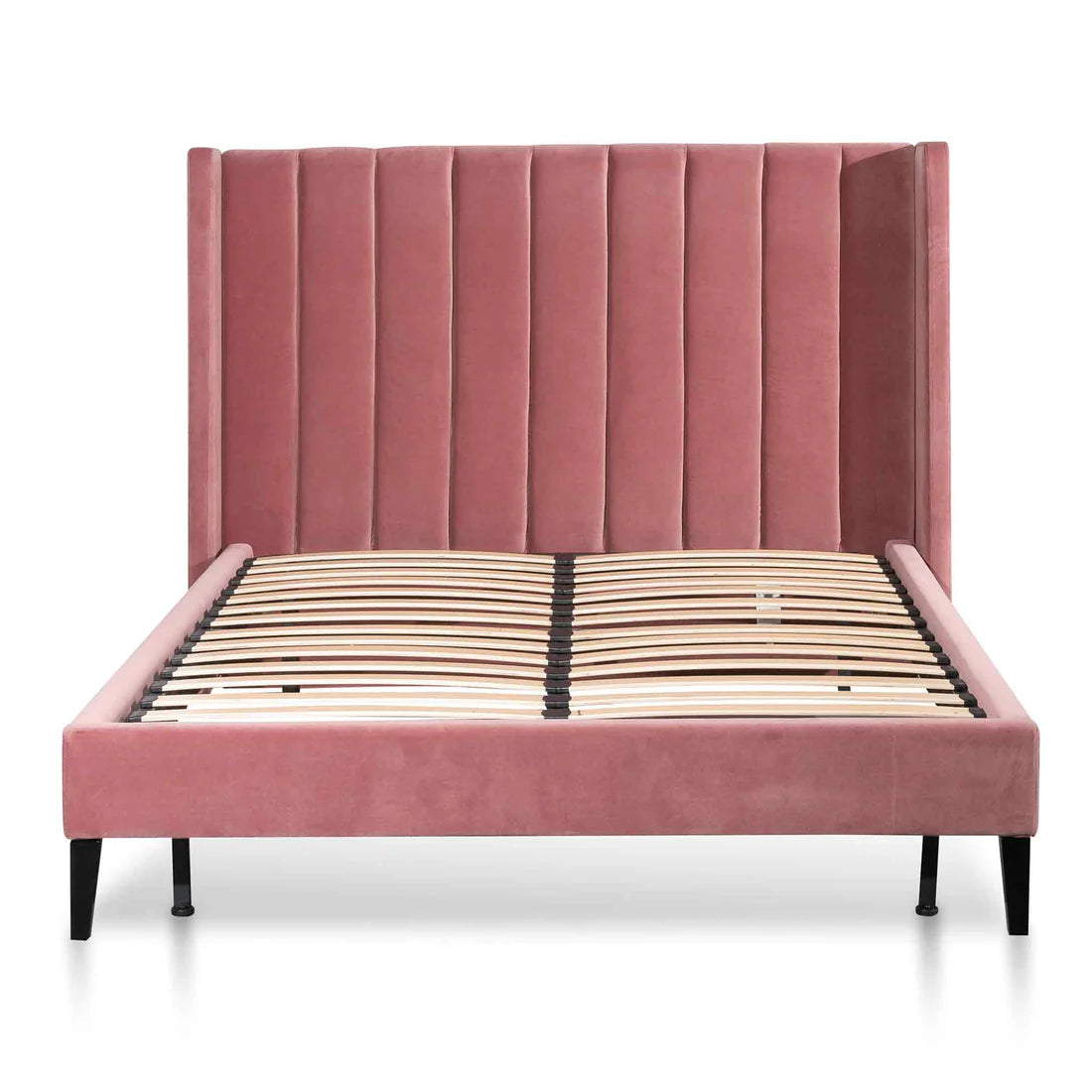 Rigel King Bed Frame - Blush Peach