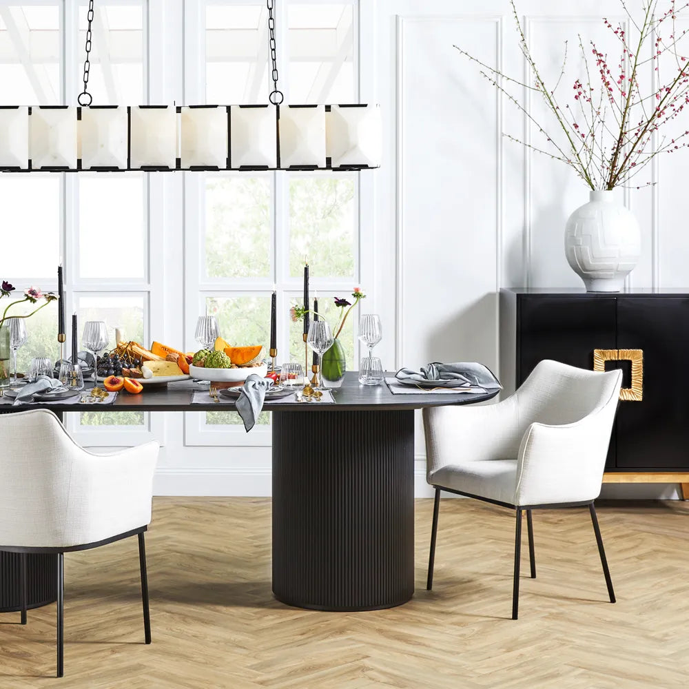 Napoleon Dining Table - 2.4m Black