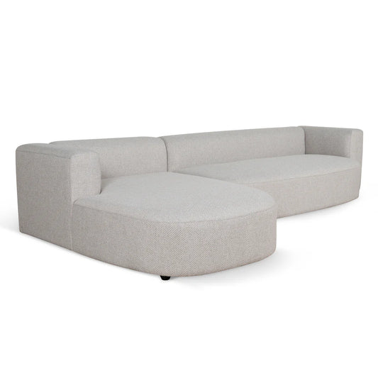 Moana Left Chaise Sofa - Sterling Sand