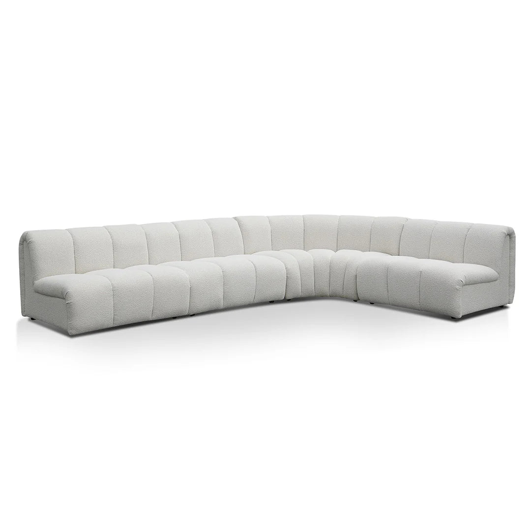 Asher Modular Sofa - Pearl Boucle