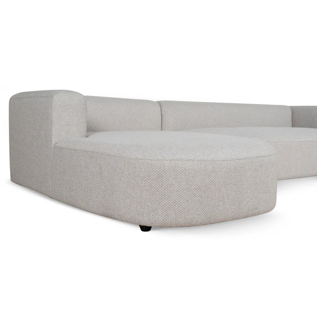 Moana Left Chaise Sofa - Sterling Sand