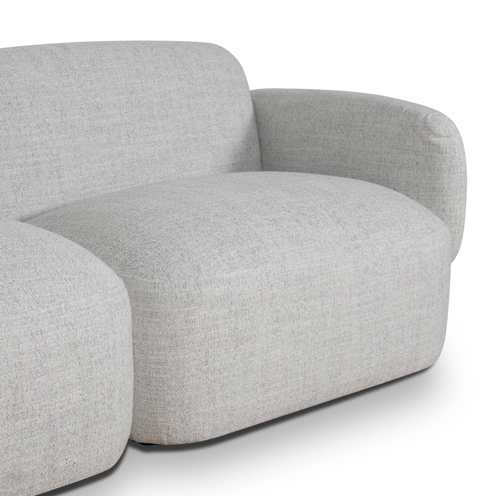 Nimbus Left Chaise Modular Sofa - Cloud Grey