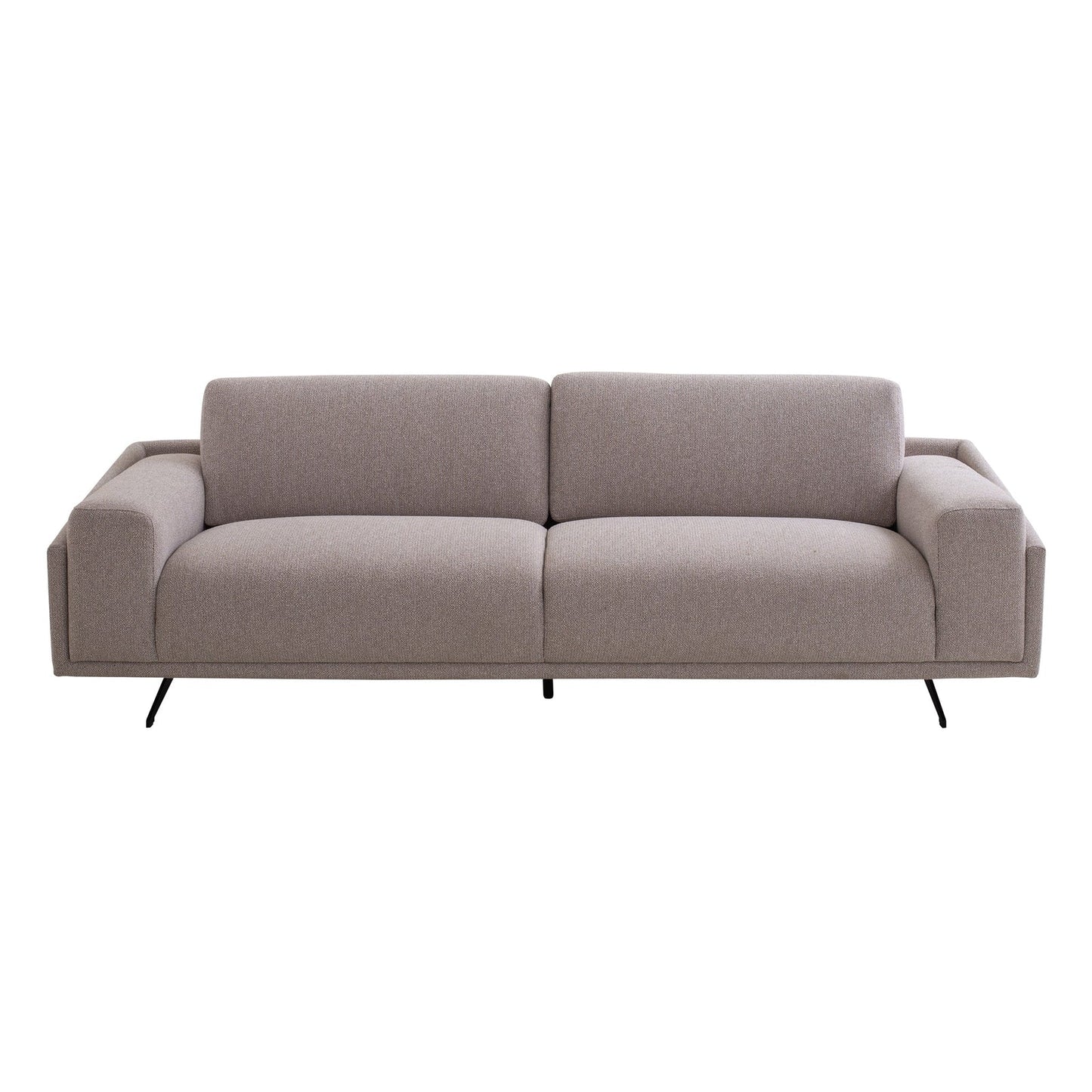 Alexis 3 Seater Fabric Sofa - Dusty Grey