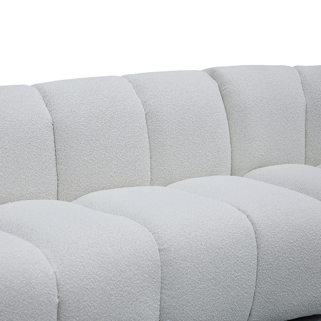 Asher Modular Sofa - Pearl Boucle