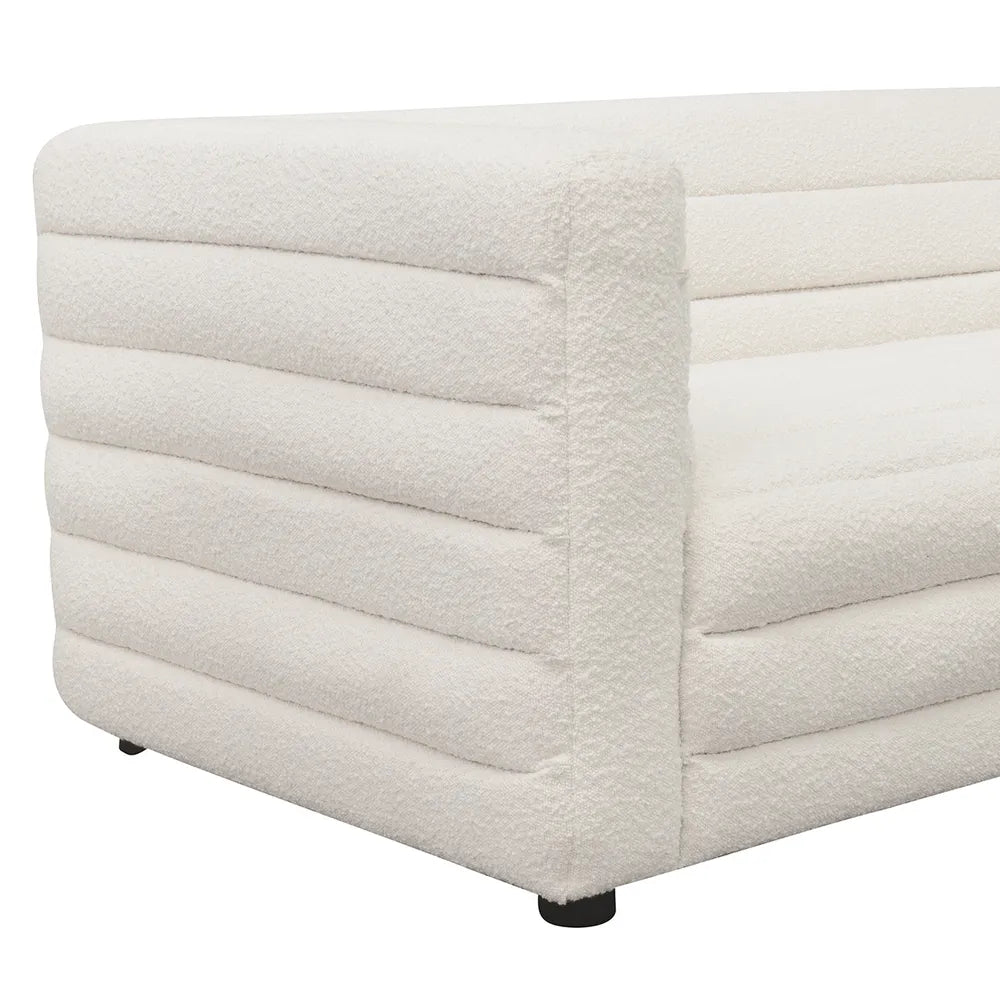 Colorado 3 Seater Sofa - White Boucle