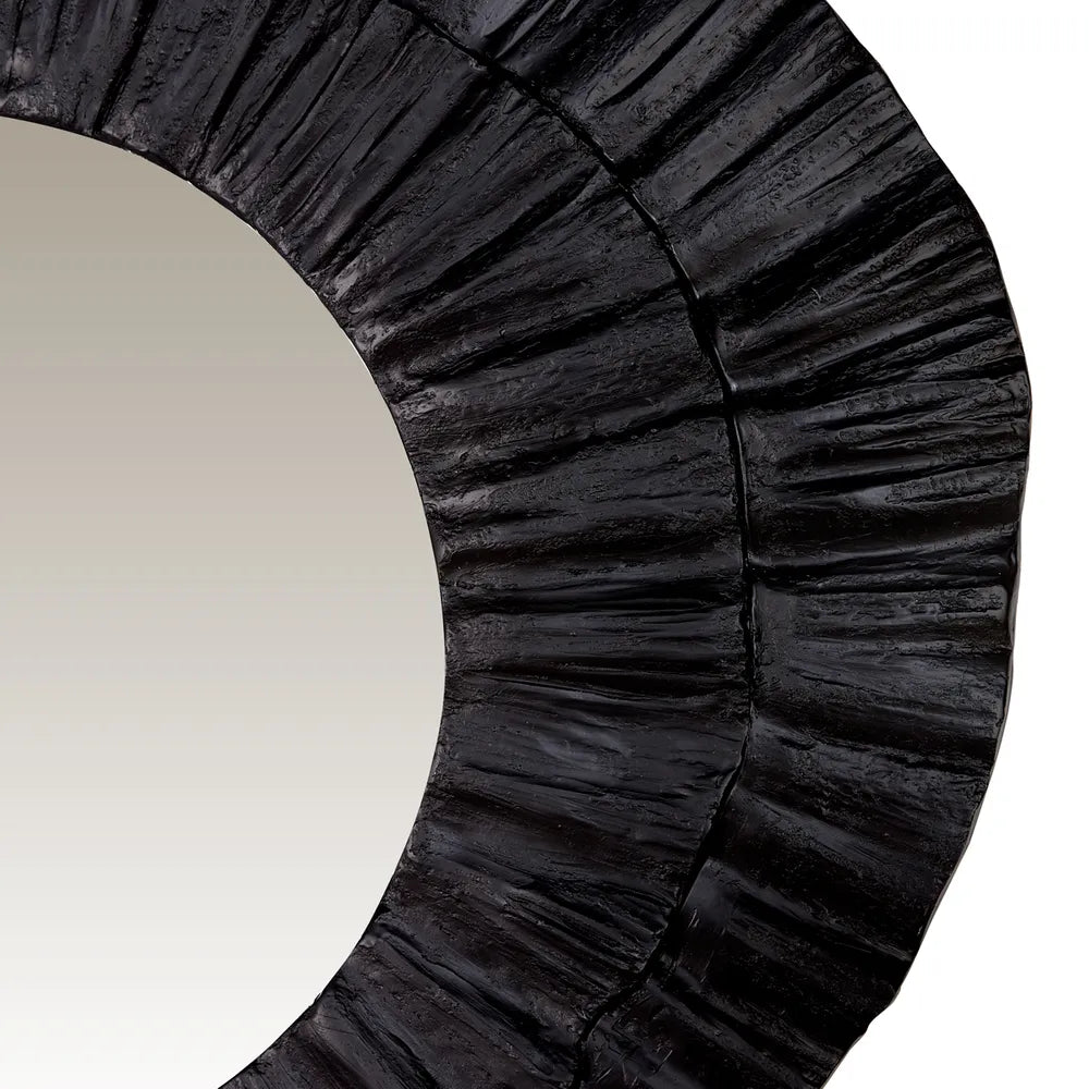 Corfu Wall Mirror - Black