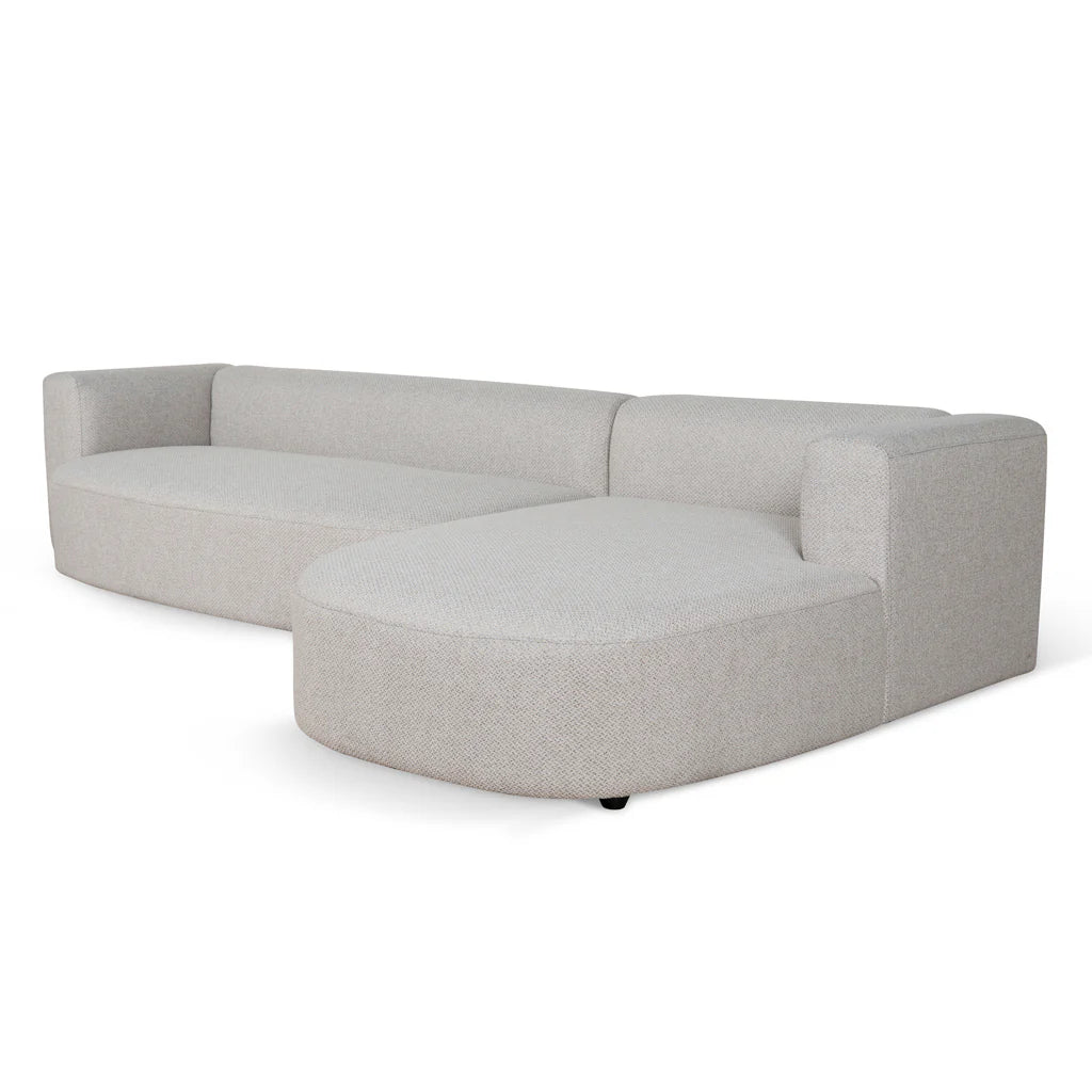 Moana Right Chaise Sofa - Sterling Sand