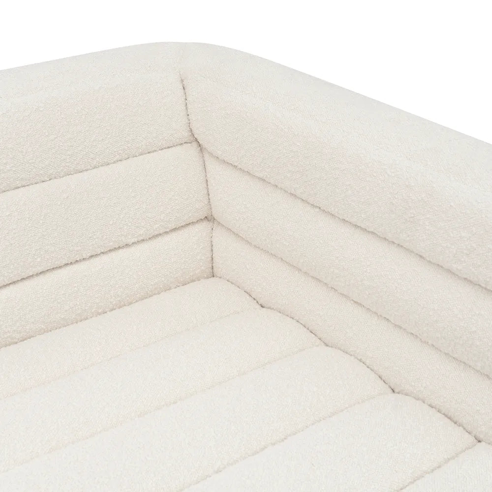 Colorado 3 Seater Sofa - White Boucle